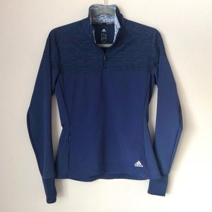 \Adidas\• Running Partial Zip Pullover